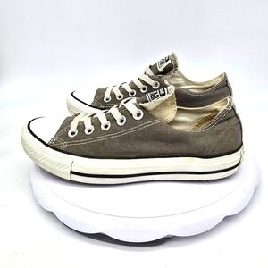Converse Shoes Women's 7 Chuck Taylor All Star Low Sneakers Gray Canvas